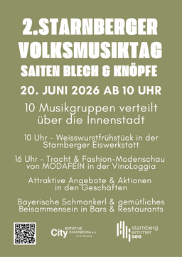 2. Starnberger Volksmusiktag „Saiten, Blech & Knöpfe“