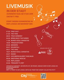 Livemusik in der Stadt